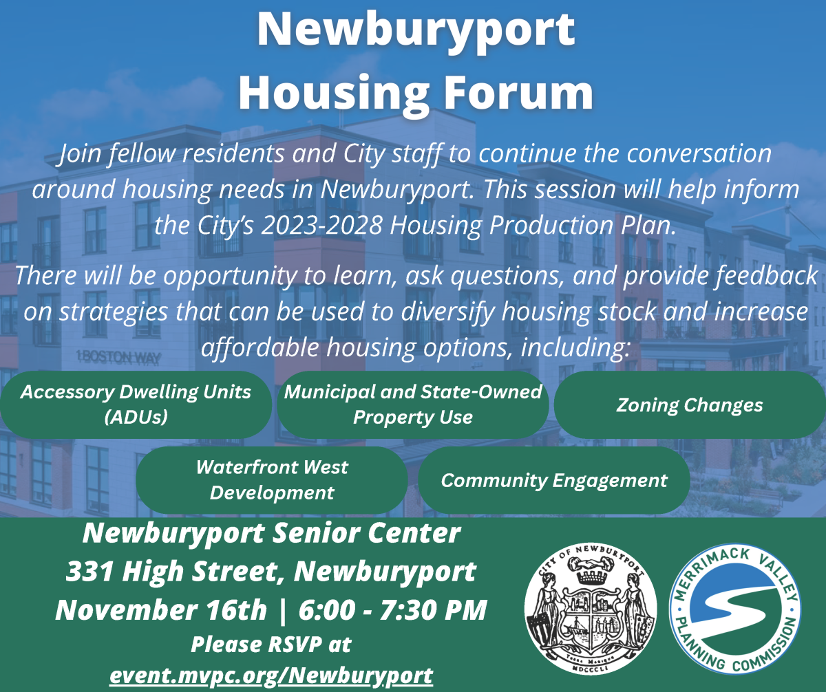 Newburyport Housing Forum graphic