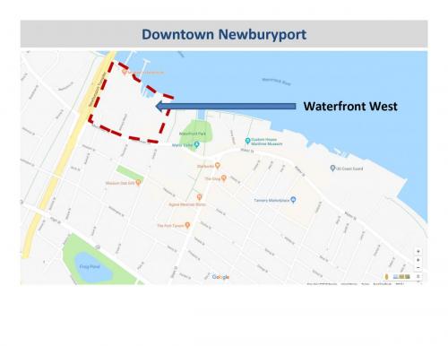 Waterfront West locus map