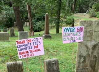 cemetery sign