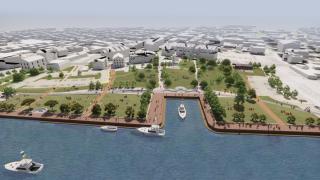 Market Landing Park Expansion Rendering: Sasaki Associates
