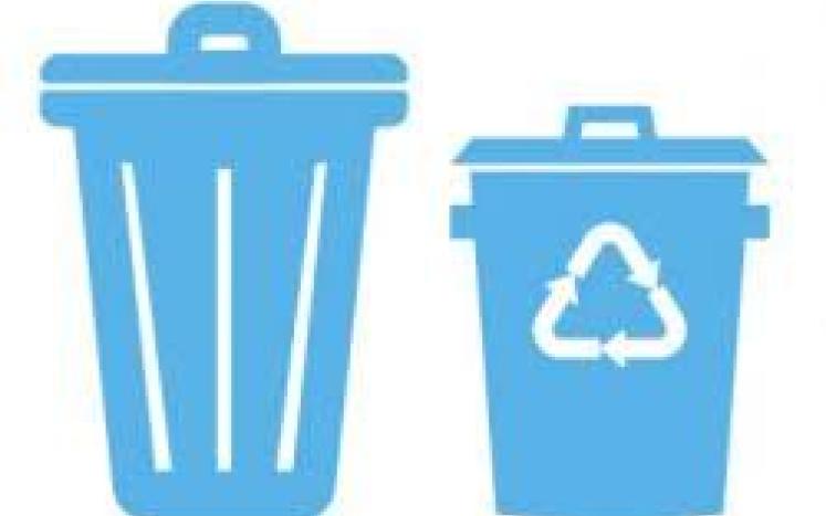 Trash and Recycling Graphic